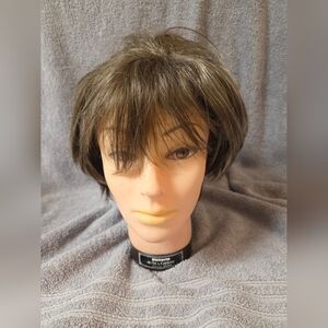 Brunette Wig with Wig Cap